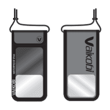 VAIKOBI WATERPROOF PHONE CASE - GREY