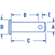 Ronstan Clevis Pin Stainless Steel 15.7mm x 38.2mm