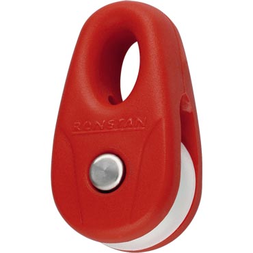 Ronstan Single block, loop head, red (2 pack) RF13101R-2