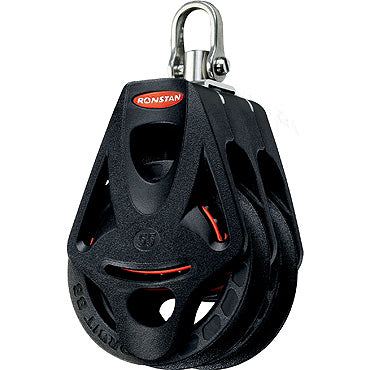 Ronstan Series 55 BB Orbit Block, Double, Becket, Swivel