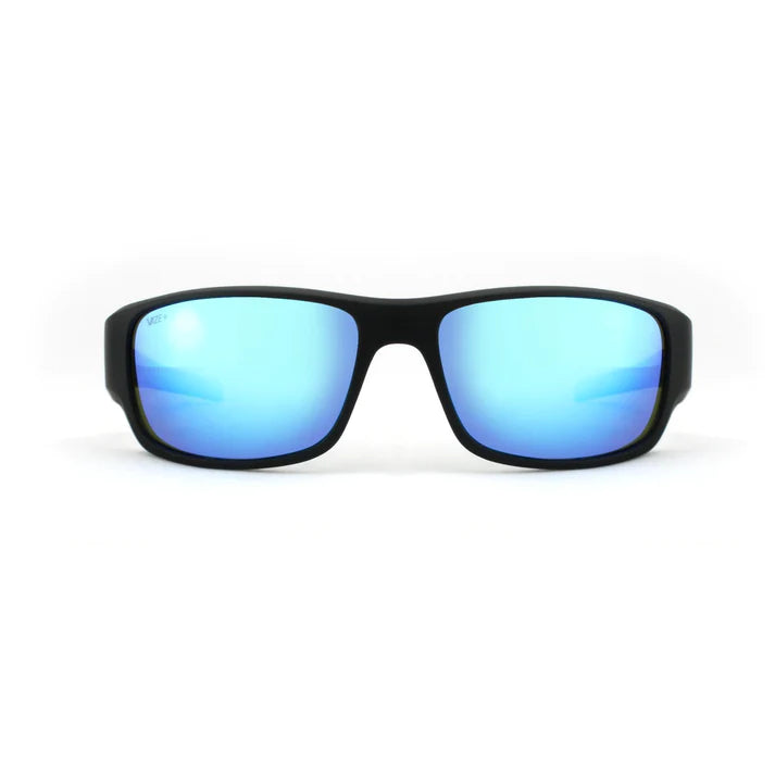 Vaikobi SORRENTO POLARIZED SUNGLASSES (BLACK/CYAN)