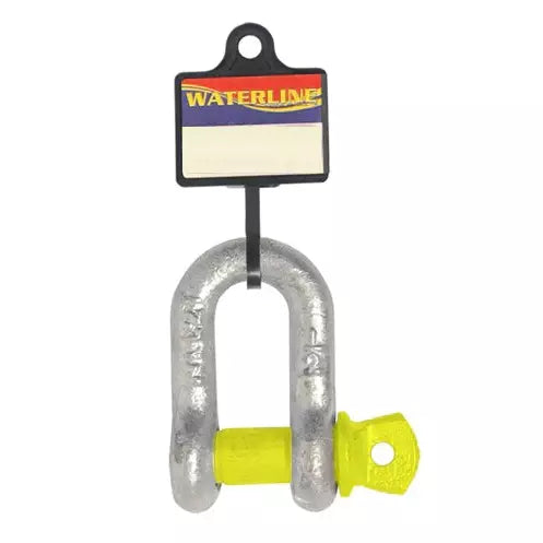 Waterline Rated D Shackle Galv.