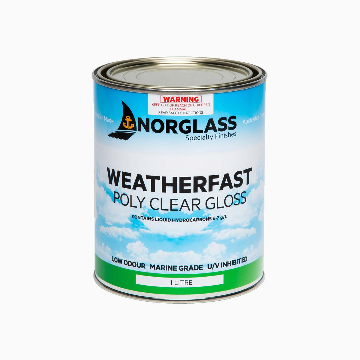 Norglass Weatherfast Poly Clear Gloss & Satin ***Various Sizes***