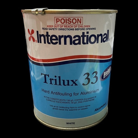 International Trilux 33 Aluminium Antifouling White 1Lt