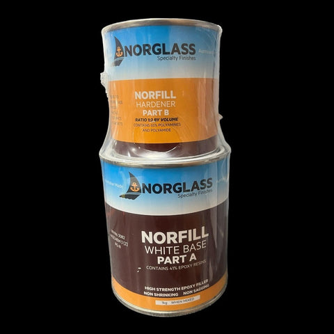 Norglass Norfill White Epoxy Filler 1KG
