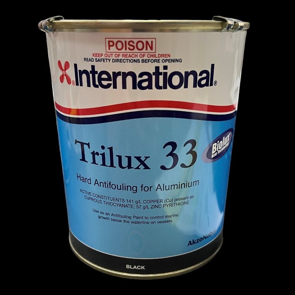 International Trilux 33 Aluminium Antifouling Black 1Lt